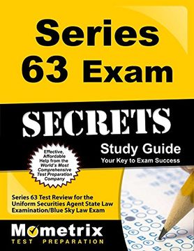 portada Series 63 Exam Secrets Study Guide: Series 63 Test Review for the Uniform Securities Agent State law Examination (en Inglés)