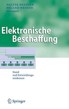 portada Elektronische Beschaffung: Stand und Entwicklungstendenzen (en Alemán)