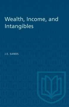 portada Wealth, Income, and Intangibles (en Inglés)