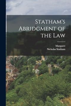 portada Statham's Abridgment of the law (en Inglés)