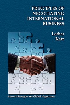 portada principles of negotiating international business (en Inglés)