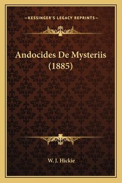 portada Andocides De Mysteriis (1885) (en Latin)