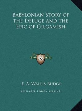 portada babylonian story of the deluge and the epic of gilgamish