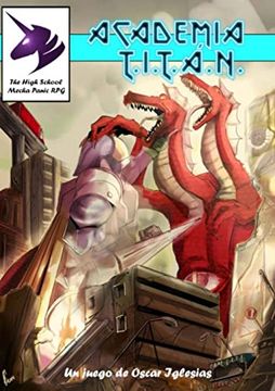 portada Academia T. I. T. Á. N. The High School Mecha Panic rpg (in Spanish)