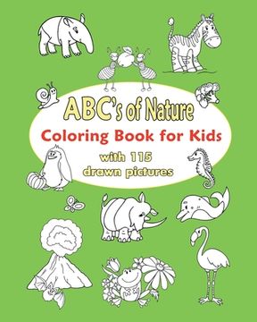 portada ABC`s of Nature: Coloring Book for Kids: The Alphabet Book for Coloring with 115 Words (in English)