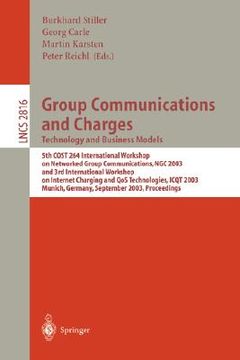 portada group communications and charges; technology and business models (en Inglés)