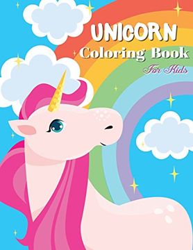 portada Unicorn Coloring Book for Kids: Magical Unicorn Coloring Book for Girls, Kids, Boys (Relaxation and Stress Relief Pages) 