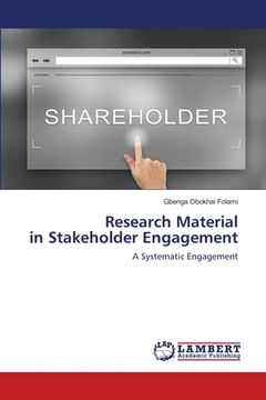 portada Research Material in Stakeholder Engagement (en Inglés)