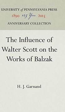 portada The Influence of Walter Scott on the Works of Balzac (en Inglés)