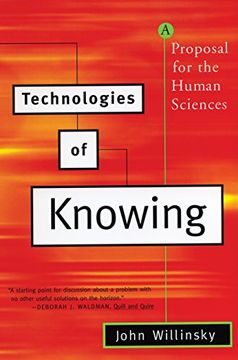portada Technologies of Knowing: A Proposal for the Human Sciences (en Inglés)