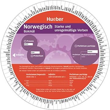 portada Norwegisch - Starke und Unregelmäßige Verben: Wheel - Norwegisch - Starke und Unregelmäßige Verben (en Noruego)