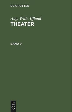 portada Aug. Wilh. Iffland: Theater. Band 9 (en Alemán)