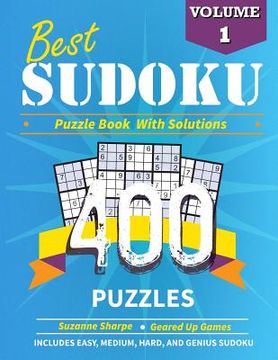 portada Best Sudoku (Puzzle Book With Solutions): 400 Sudoku Puzzles from Easy to Expert (in English)