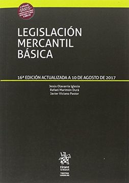 portada Legislación Mercantil Básica Textos Legales 16ª Edición 2017