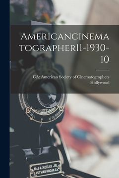 portada Americancinematographer11-1930-10 (en Inglés)