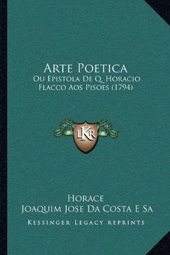 portada Arte Poetica (in Portuguese)