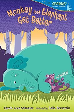 portada Monkey and Elephant get Better: Candlewick Sparks 