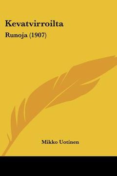 portada kevatvirroilta: runoja (1907) (in English)