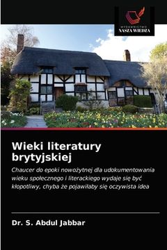 portada Wieki literatury brytyjskiej (en Polaco)
