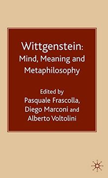 portada Wittgenstein: Mind, Meaning and Metaphilosophy (en Inglés)