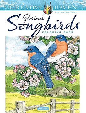portada Creative Haven Glorious Songbirds Coloring Book (Adult Coloring Books: Animals) (in English)