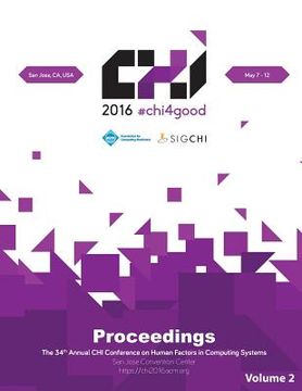 portada CHI 16 Vol 2: CHI Conference on Human Factors in Computing Systems (en Inglés)