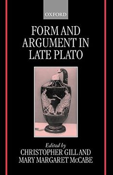 portada Form and Argument in Late Plato (en Inglés)