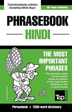 portada English-Hindi Phrasebook and 1500-Word Dictionary (American English Collection)