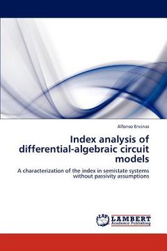 portada index analysis of differential-algebraic circuit models (en Inglés)