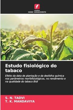 portada Estudo Fisiológico do Tabaco (en Portugués)