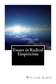 portada Essays in Radical Empiricism