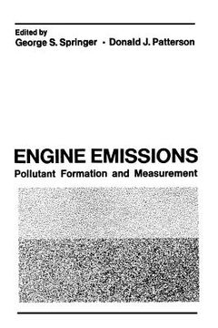 portada Engine Emissions: Pollutant Formation and Measurement (en Inglés)