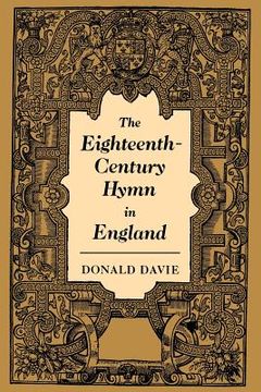 portada The Eighteenth-Century Hymn in England (Cambridge Studies in Eighteenth-Century English Literature and Thought) 