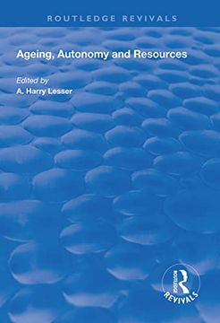 portada Ageing, Autonomy and Resources (en Inglés)