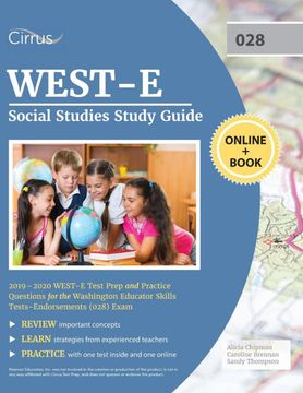 portada West-E Social Studies Study Guide 2019-2020: West-E Test Prep and Practice Questions for the Washington Educator Skills Tests-Endorsements (028) Exam 