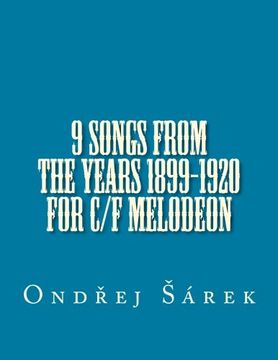 portada 9 songs from the years 1899-1920 for C/F melodeon
