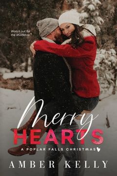 portada Merry Hearts: A Small Town Holiday Novella (en Inglés)