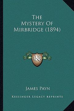 portada the mystery of mirbridge (1894)