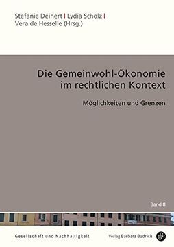 portada Die Gemeinwohl-Ökonomie im Rechtlichen Kontext (en Alemán)
