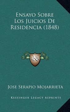 portada Ensayo Sobre los Juicios de Residencia (1848)