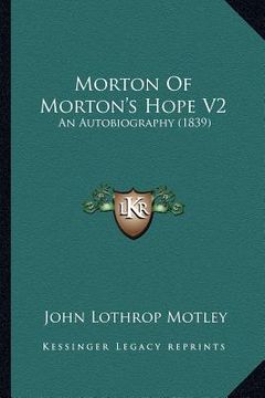 portada morton of morton's hope v2: an autobiography (1839) (en Inglés)