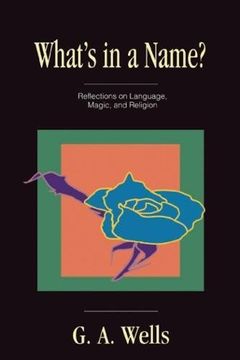 portada What's in a Name? Reflections on Language, Magic, and Religion (en Inglés)