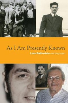 portada As I Am Presently Known (in English)