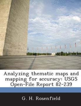 portada Analyzing Thematic Maps and Mapping for Accuracy: Usgs Open-File Report 82-239 (en Inglés)
