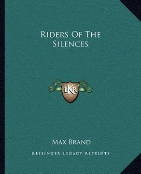 portada riders of the silences (in English)