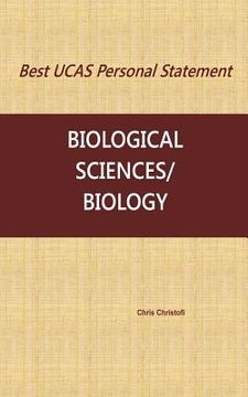 portada Best UCAS Personal Statement: Biological Sciences/Biology (en Inglés)