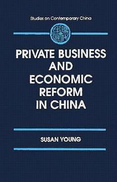 portada private business and economic reform in china (en Inglés)