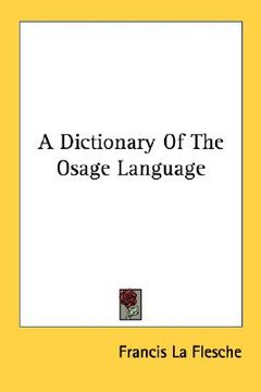 portada a dictionary of the osage language (en Inglés)
