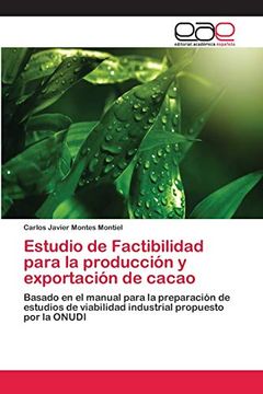 portada Estudio de Factibilidad Para la Producción y Exportación de Cacao