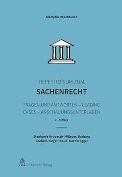 portada Repetitorium zum Sachenrecht Fragen und Antworten - Leading Cases - Anschauungsunterlagen (in German)